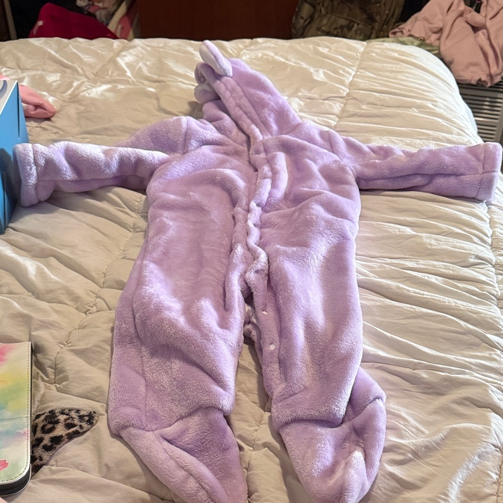 Cozy Lavender Kids One Piece